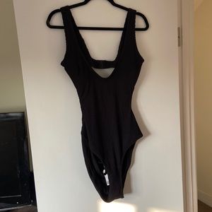 H&M cutoff one piece swimsuit NWT